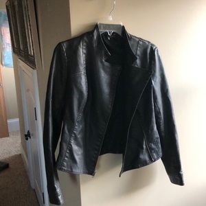Urban Outiftters black faux leather jacket